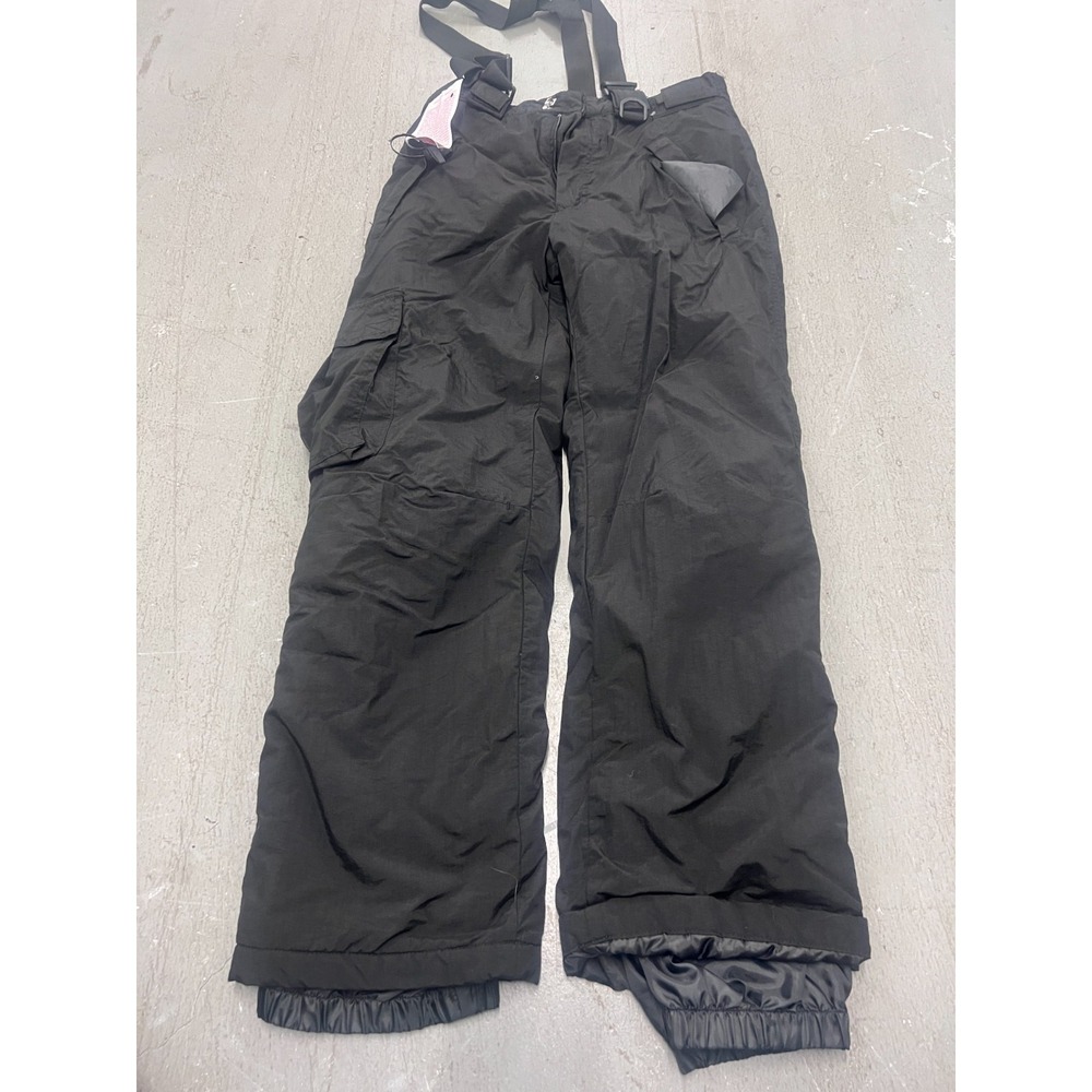 Sport Essentials Snow Bib Mens Small Black Insulated Ski Adjustable‎ Suspenders